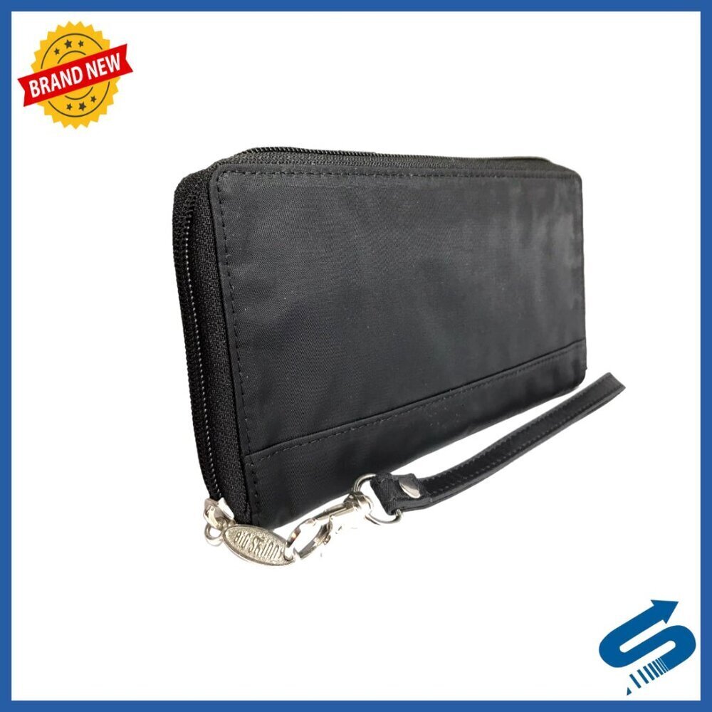 Slim Wallet Clutch Holds 40 Cards Minimal Chic Everyday Essential Detachable